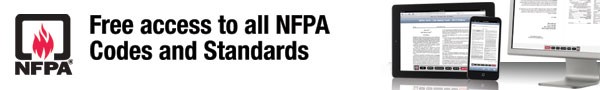 Free access to all NFPA Codes and Standards banner