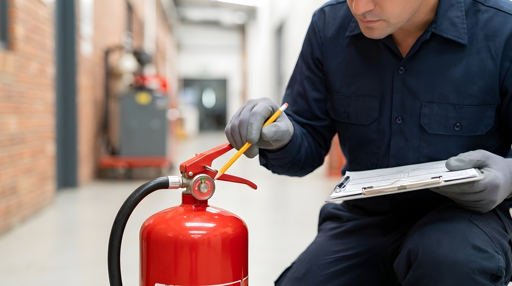 routine fire extinguisher inspection